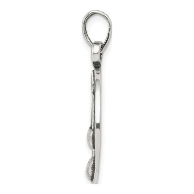 Sterling Silver Libra Zodiac Pendant – view 3