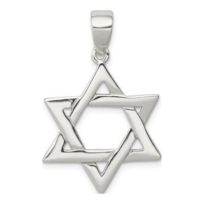 Sterling Silver Star of David Pendant