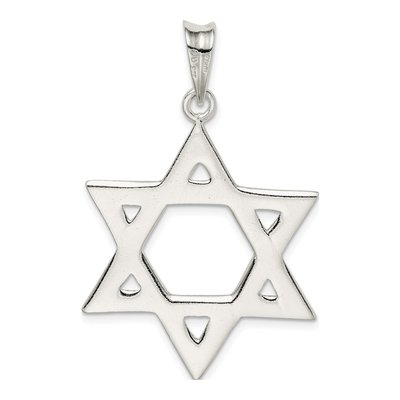 Sterling Silver Star of David Pendant – view 5