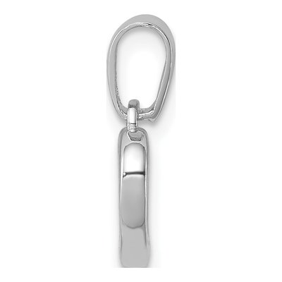 Sterling Silver Open Heart Pendant – view 3