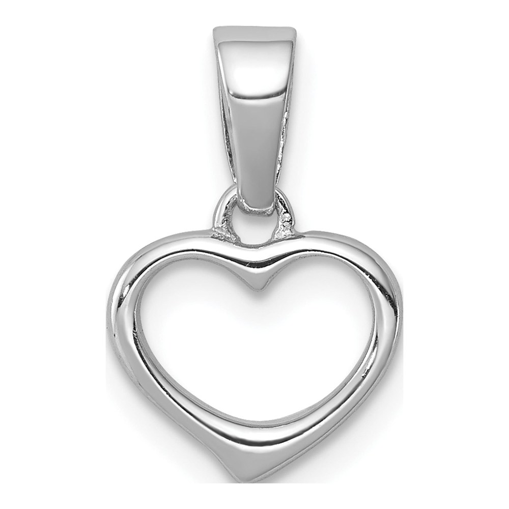 Sterling Silver Open Heart Pendant