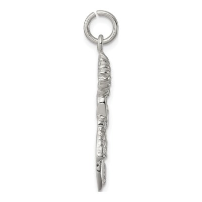 Sterling Silver Cheerleader Pendant – view 3