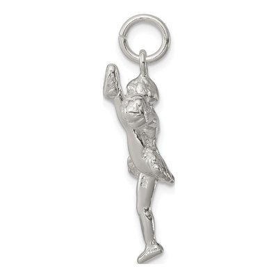 Sterling Silver Cheerleader Pendant – view 3