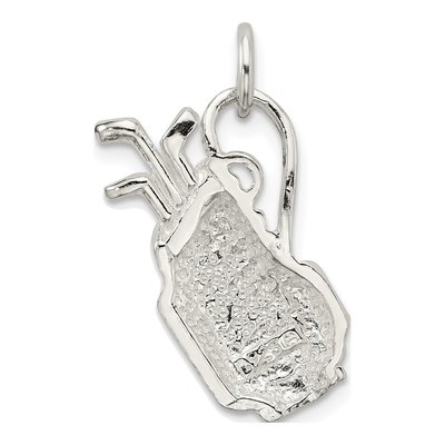 Sterling Silver Golf Bag Pendant – view 5