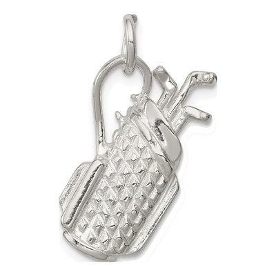 Sterling Silver Golf Bag Pendant