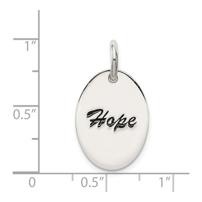Sterling Silver Hope Pendant – view 5