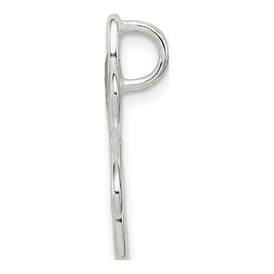 Sterling Silver Enameled Flower Slide Pendant – view 3