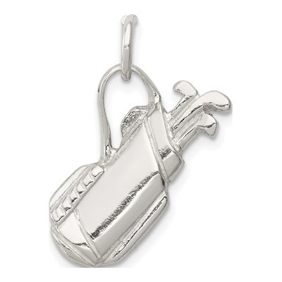 Sterling Silver Golf Bag Pendant