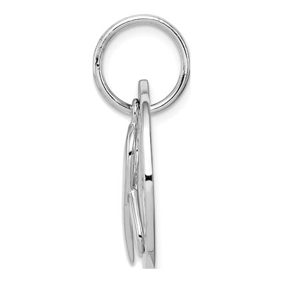 Sterling Silver Cancer Awareness Ribbon Pendant – view 3