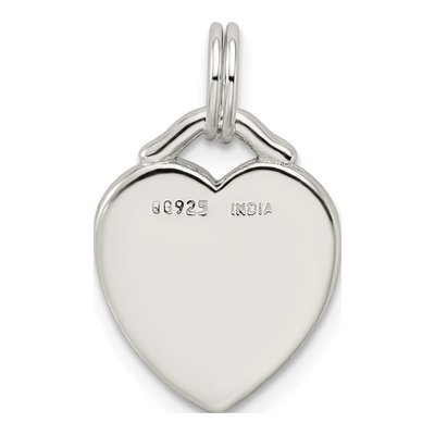 Sterling Silver LIVE Laugh LOVE Heart Pendant – view 4