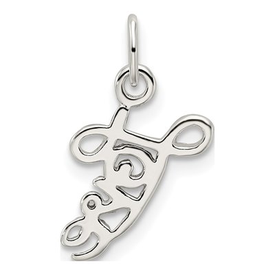 Sterling Silver Love Pendant – view 4
