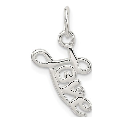 Sterling Silver Love Pendant