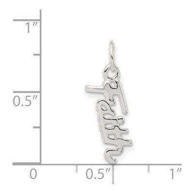 Sterling Silver Faith Pendant – view 5