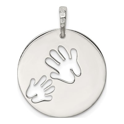 Sterling Silver 'love You Mom' Pendant – view 5