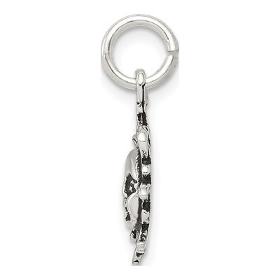Sterling Silver Antiqued Sun Pendant – view 3