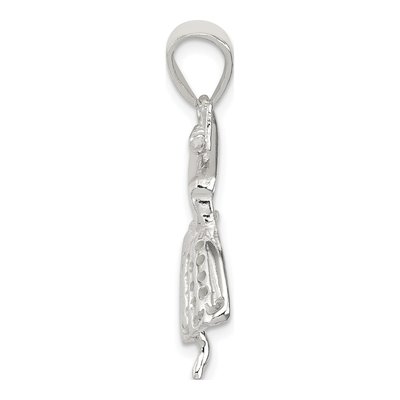 Sterling Silver Ballerina Pendant – view 3