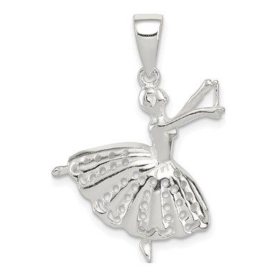 Sterling Silver Ballerina Pendant