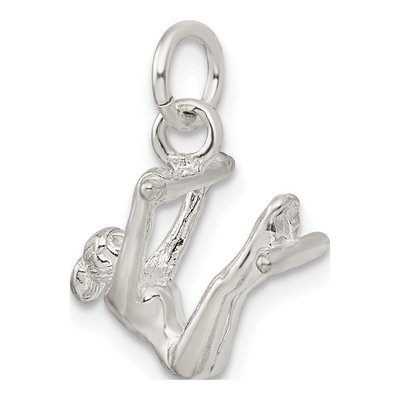 Sterling Silver Gymnast Charm – view 6