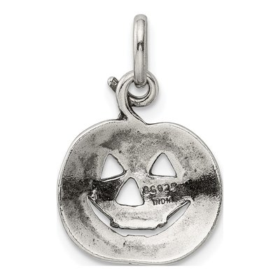 Sterling Silver Pumpkin Pendant – view 4