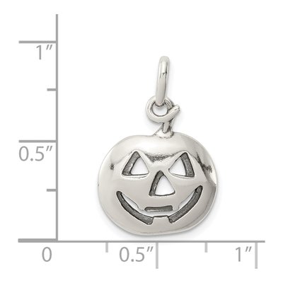 Sterling Silver Pumpkin Pendant – view 5