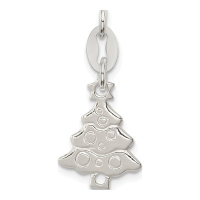 Sterling Silver Christmas Tree Pendant
