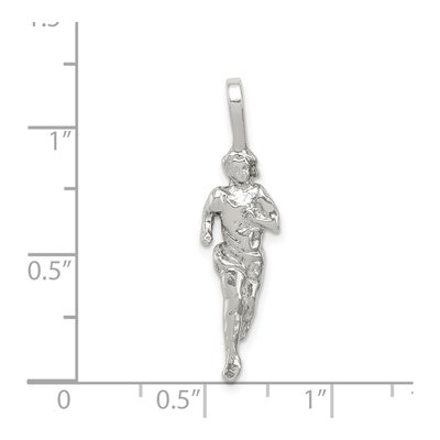 Sterling Silver Runner Pendant – view 4
