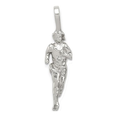 Sterling Silver Runner Pendant