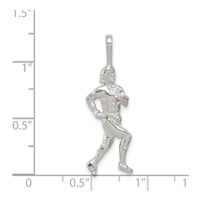 Sterling Silver Runner Pendant – view 4