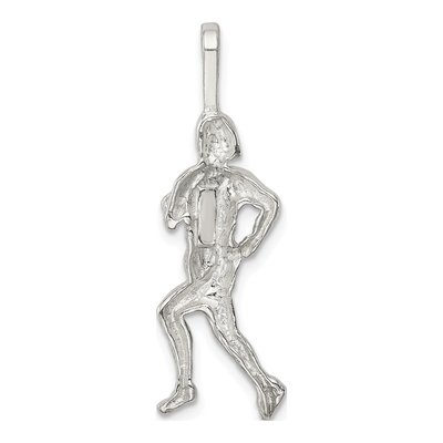 Sterling Silver Runner Pendant – view 5