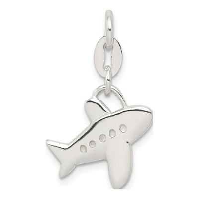 Sterling Silver Airplane Charm