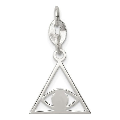 Sterling Silver Evil Eye Pendant