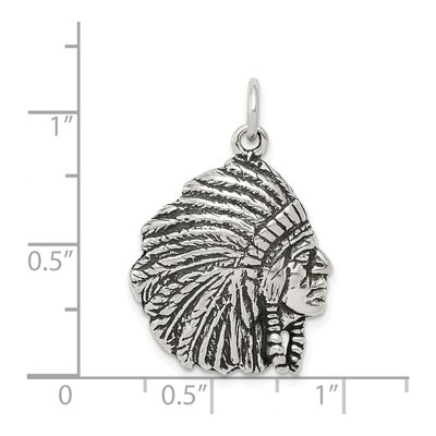 Sterling Silver Antiqued Man Pendant – view 5