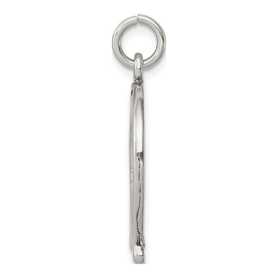 Sterling Silver Antiqued Horseshoe Charm – view 3