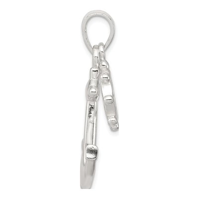 Sterling Silver Anchor Pendant – view 3