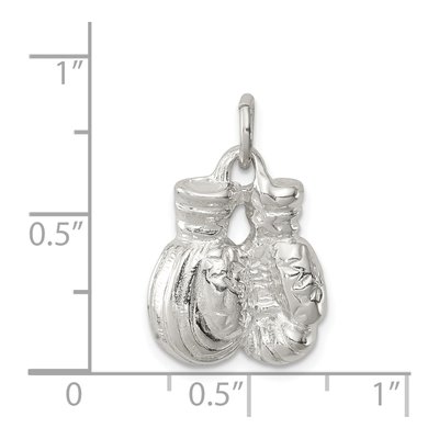 Sterling Silver Boxing Gloves Pendant – view 4