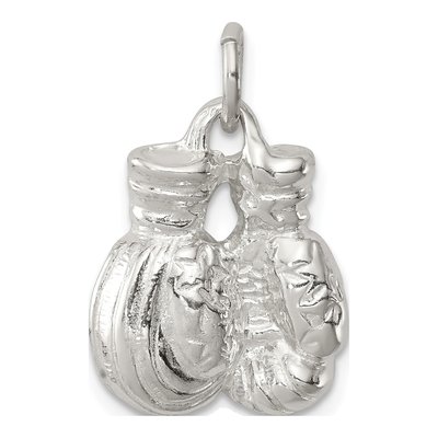 Sterling Silver Boxing Gloves Pendant