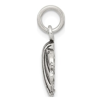 Sterling Silver Antiqued Seashell Pendant – view 3
