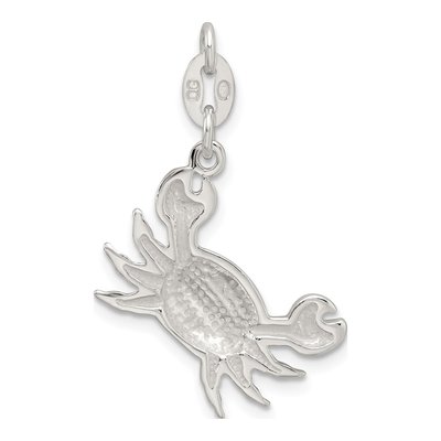 Sterling Silver Crab Charm – view 4