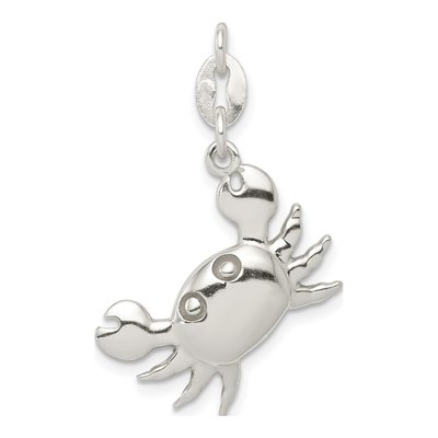 Sterling Silver Crab Charm