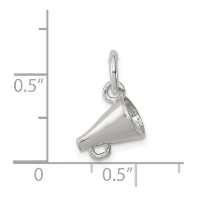 Sterling Silver Megaphone Charm – view 4