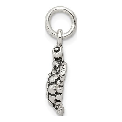 Sterling Silver Antiqued Turtle Pendant – view 3