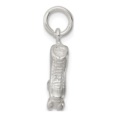 Sterling Silver Roller Skate Pendant – view 3