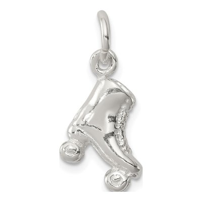 Sterling Silver Roller Skate Pendant
