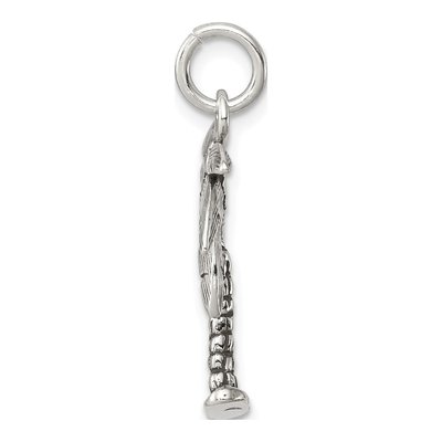 Sterling Silver Antiqued Palm Tree Charm – view 3