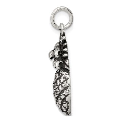 Sterling Silver Antiqued Pineapple Charm – view 3