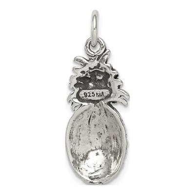Sterling Silver Antiqued Pineapple Charm – view 5