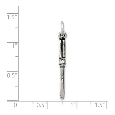 Sterling Silver Antiqued Screwdriver Charm – view 4