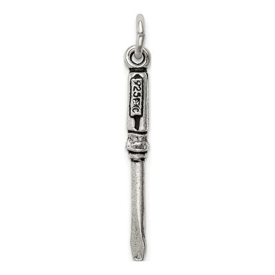 Sterling Silver Antiqued Screwdriver Charm – view 5