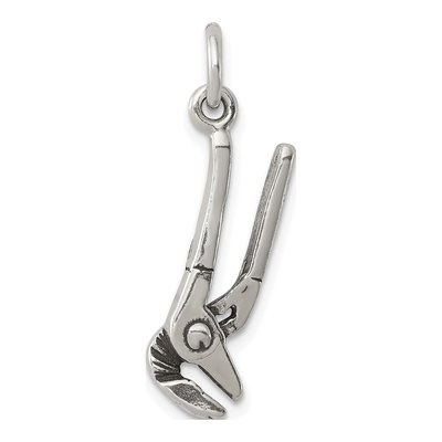 Sterling Silver Antiqued Pliers Charm