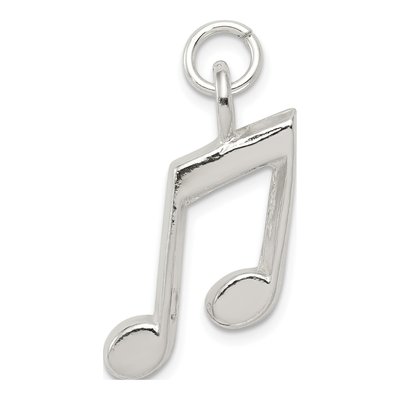 Sterling Silver Music Notes Pendant